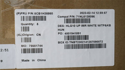 Lenovo IdeaPad 3 15IAH7 Palmrest Cover Touchpad Keyboard Hungarian 5CB1H38860