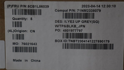 Lenovo Upper Case ASM_JPN C 82YA SGBL 5CB1L56039
