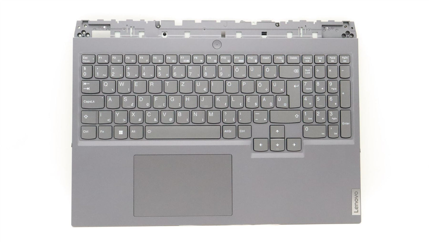 Lenovo 5 16IAH7H Palmrest Cover Touchpad Keyboard Hungarian Backlit 5CB1F38533