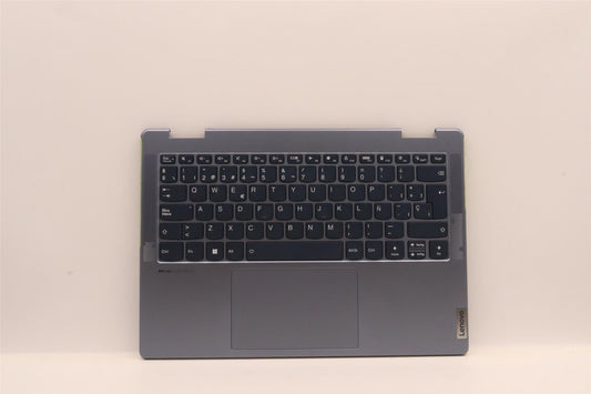 Lenovo Yoga 7 14IAL7 Palmrest Cover Touchpad Keyboard Spanish 5CB1J02443
