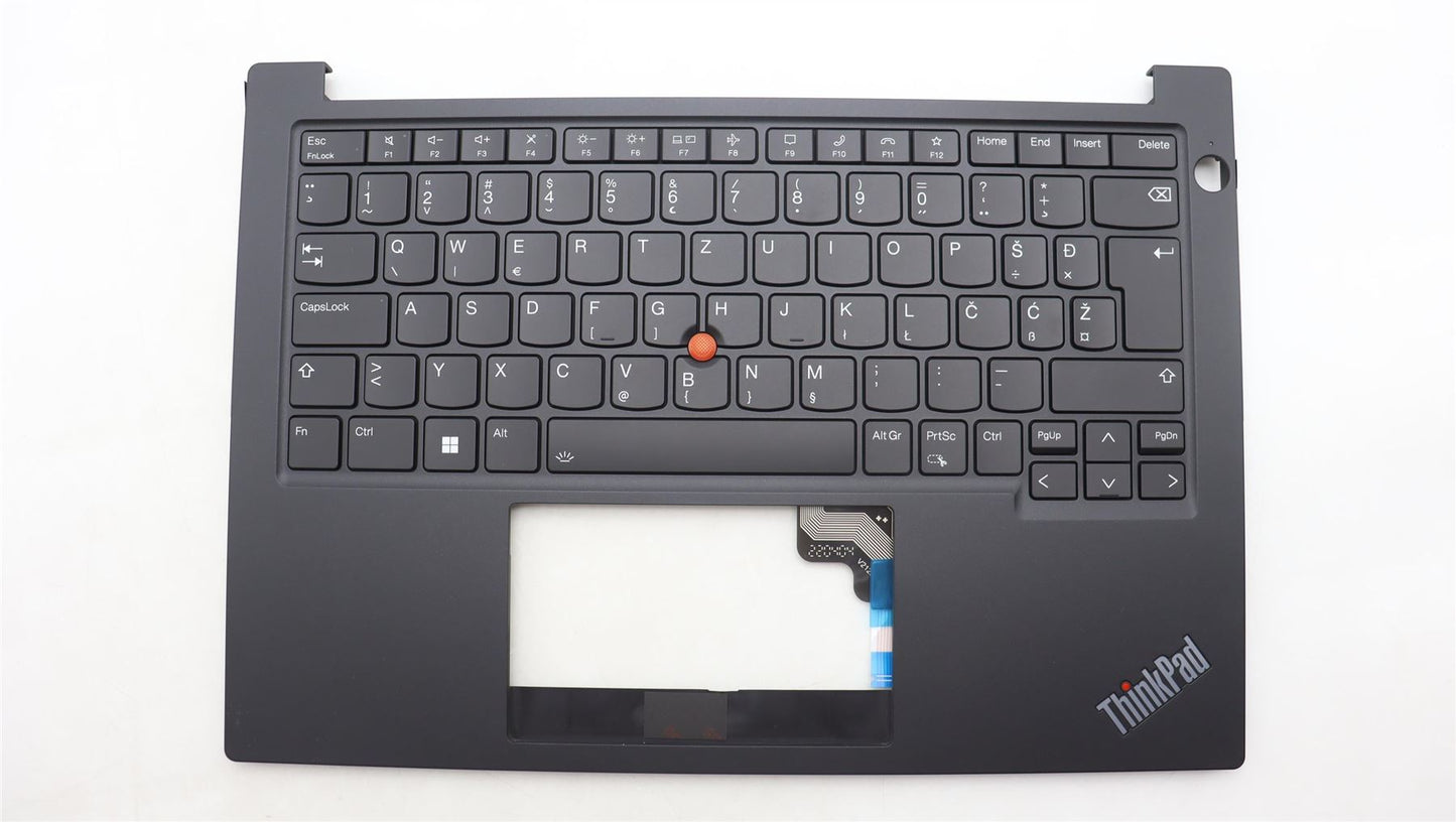 Lenovo ThinkPad E14 Gen 5 Keyboard Palmrest Top Cover Slovenian Black 5M11L92576