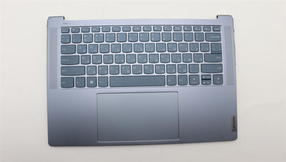 Lenovo Yoga 7 14IAH7 Palmrest Cover Touchpad Keyboard Russian 5CB1J23821