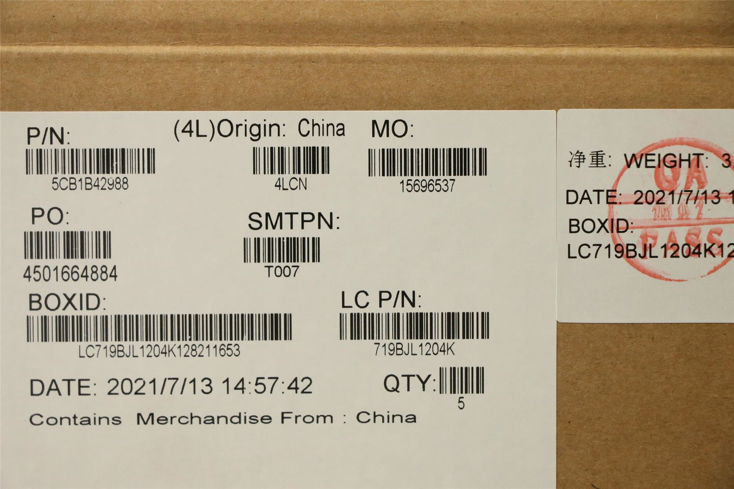 Lenovo Upper Case ASM_FRA L82FG NFPABBLML 5CB1B42988