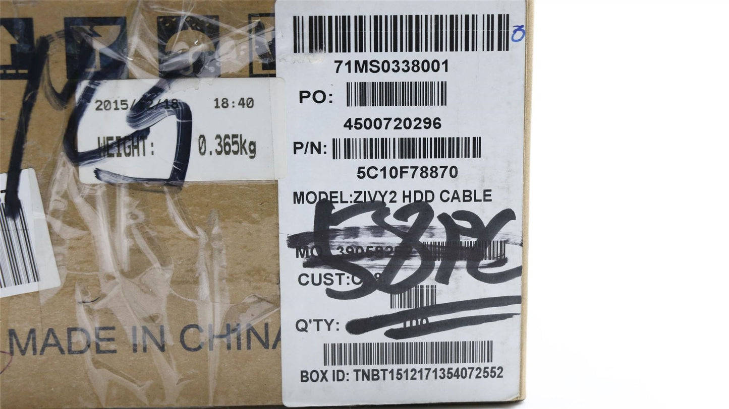 Lenovo Y50-70 Y50-70 Touch SATA Dual Power Cable Connector 5C10F78870