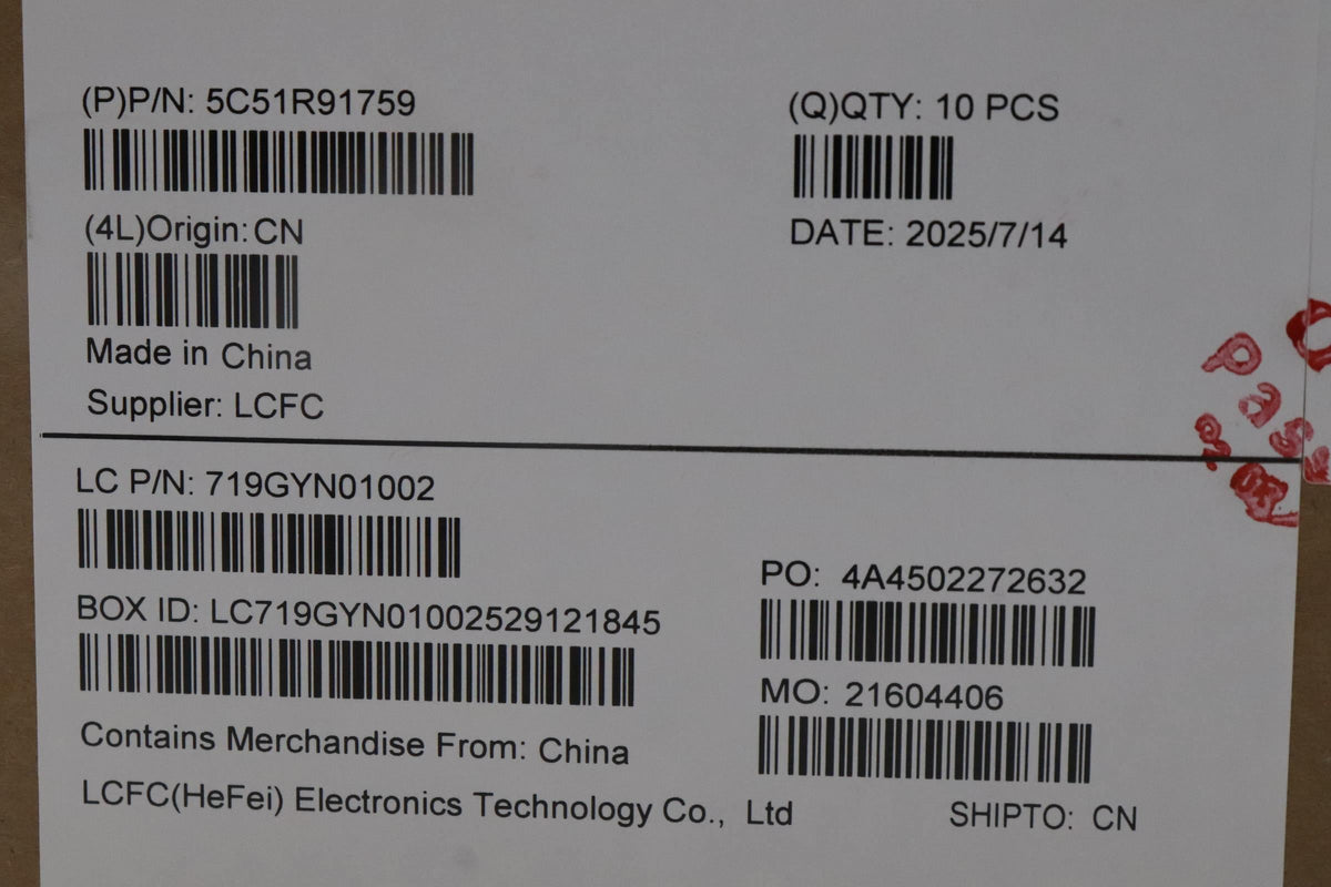 Lenovo CARDPOP ME040 PCBA IO/B NSH011 NFP I/O Board 5C51R91759