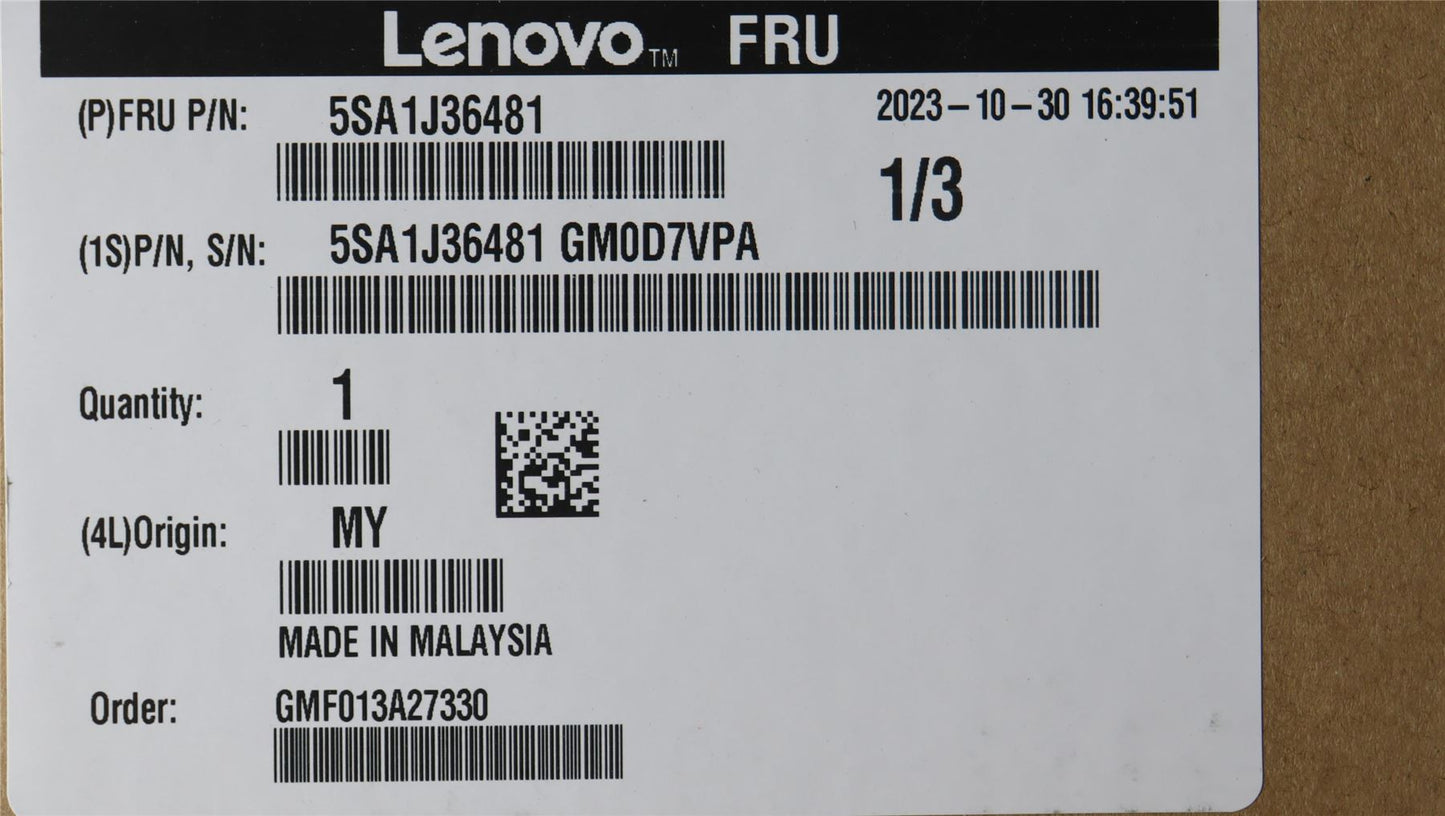 Lenovo ThinkStation P7 CPU Processor 5SA1J36481