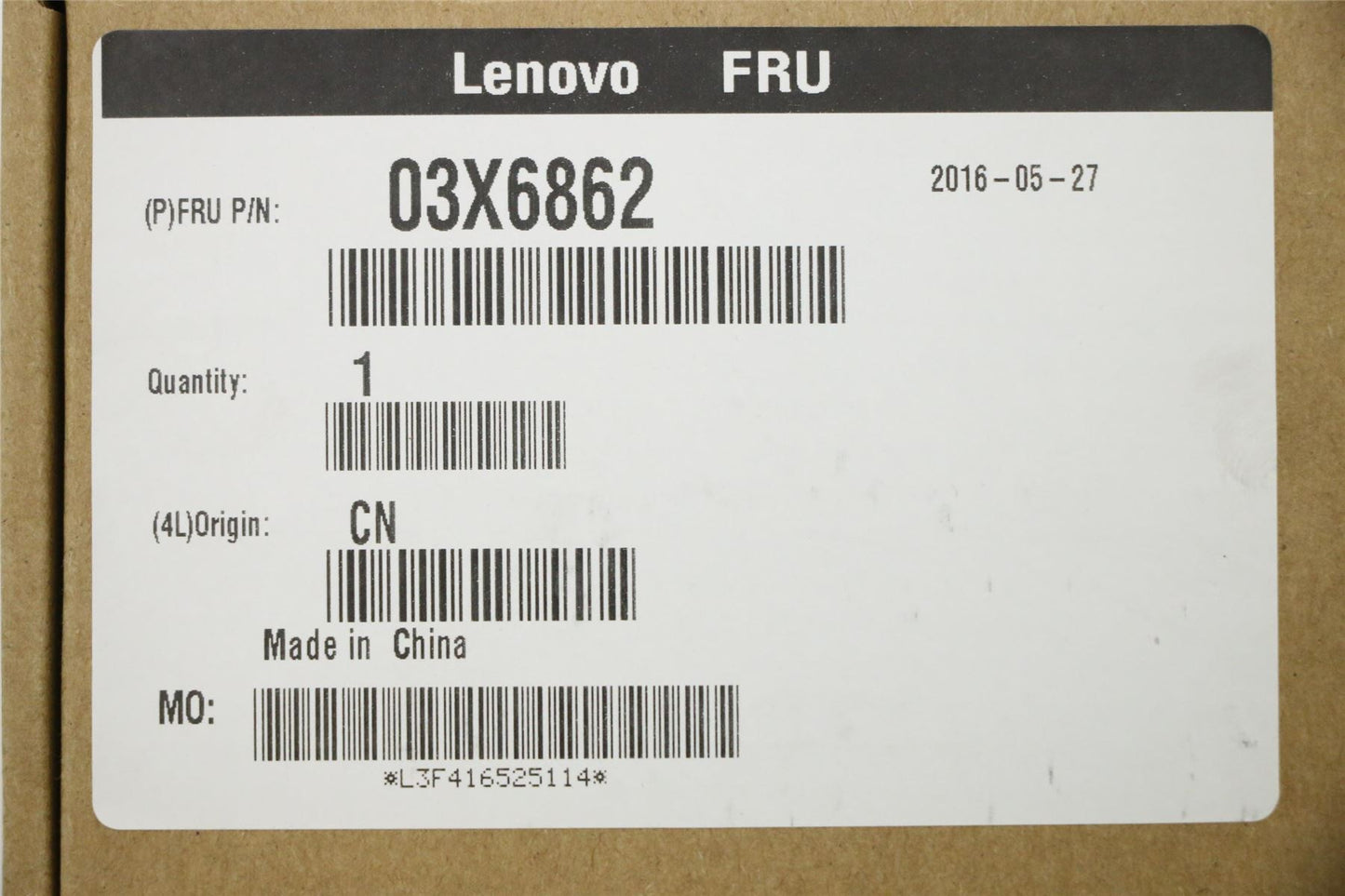 Lenovo FRU Y cable 03X6862