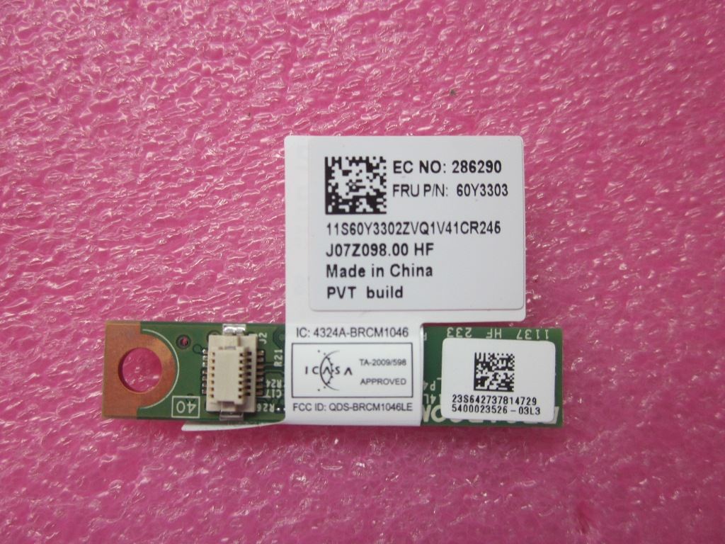 Lenovo ThinkPad Helix L430 L530 T430 T430i Wi-Fi Wireless Card Board 60Y3303