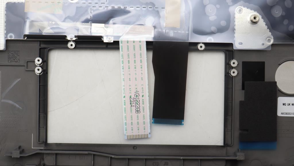 Lenovo ThinkPad T14s Gen 4 Keyboard Palmrest Top Cover Danish Black 5M11L92828
