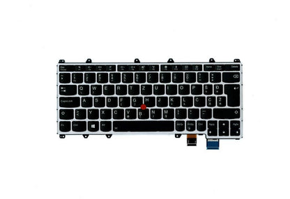 Genuine Lenovo Yoga X380 Keyboard Slovenian Silver Backlit 01HX124 01HW679