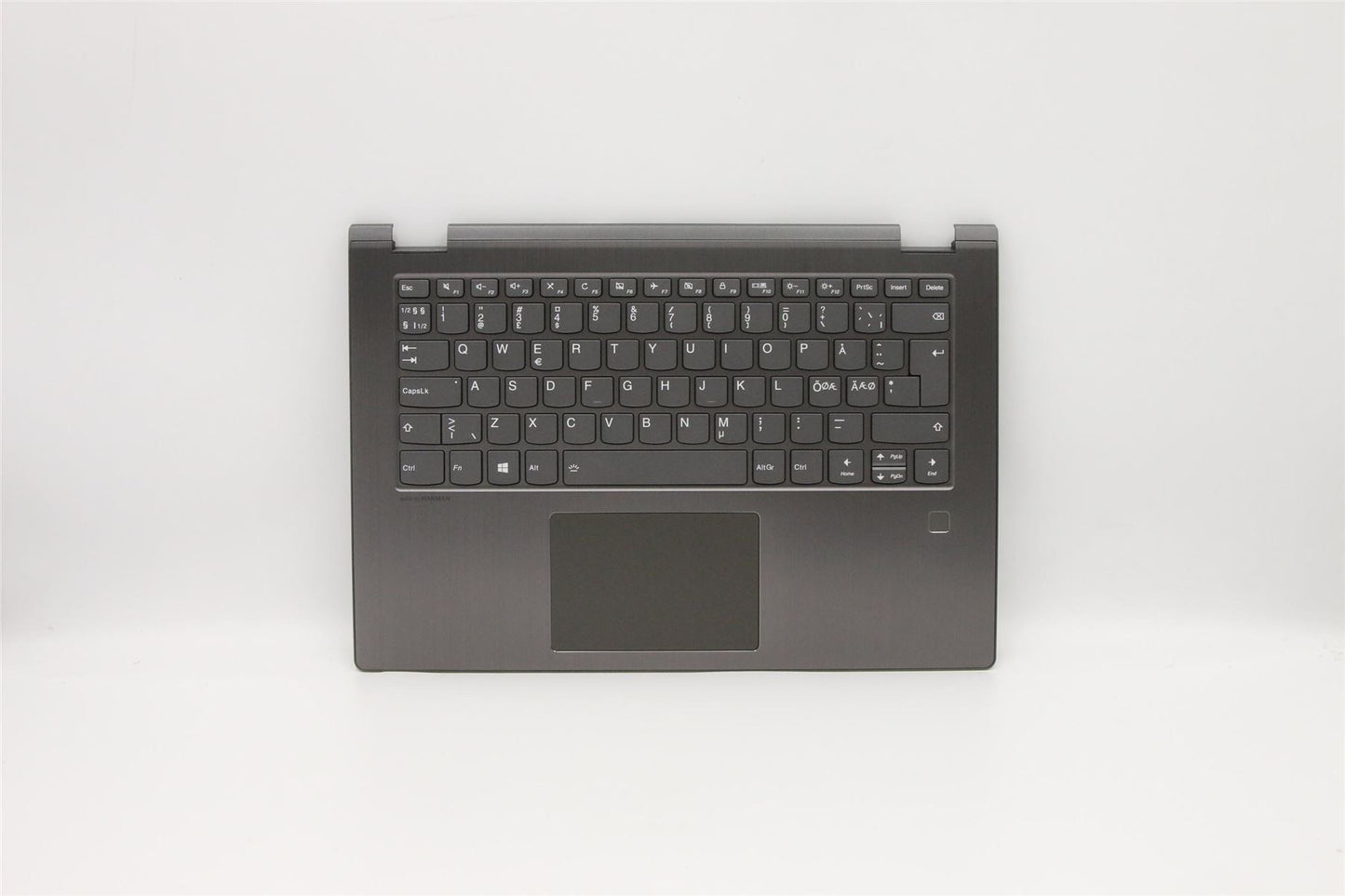 Lenovo Yoga 530-14ARR Palmrest Cover Touchpad Keyboard Nordic Grey 5CB0R47232