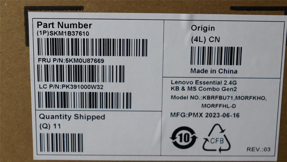 Lenovo KYB_MOUSE WL KM Calliope BK 440 TUR Turkish Keyboard 5KM0U87669
