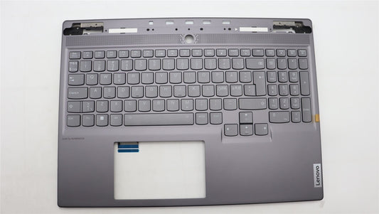 Lenovo Legion S7 16IRH8 Keyboard Palmrest Top Cover Nordic Silver 5CB1L68006