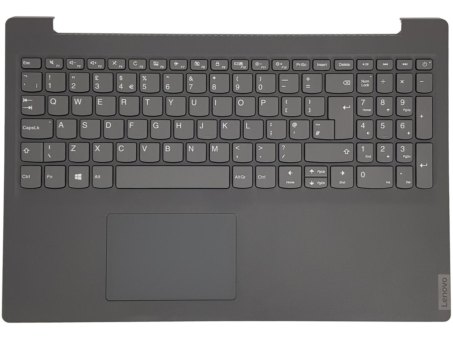 Lenovo V15-IWL Keyboard Palmrest Top Cover UK Grey 5CB0W44093