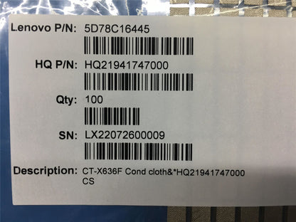 Lenovo CT-X636F Cond cloth&*HQ21941747000 CS 5D78C16445