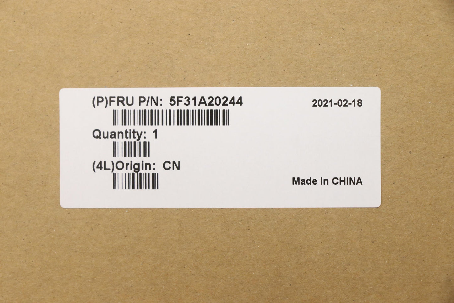 Lenovo FRU FINGER_PRT Fingerprint FPR Board 5F31A20244