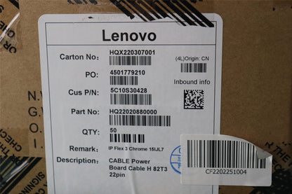 Lenovo Power Board Cable H 82T3 22pin 5C10S30428