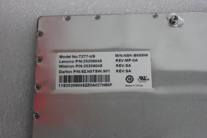 Lenovo DF T2T7 84KEY grey KBD US English Keyboard 25209048