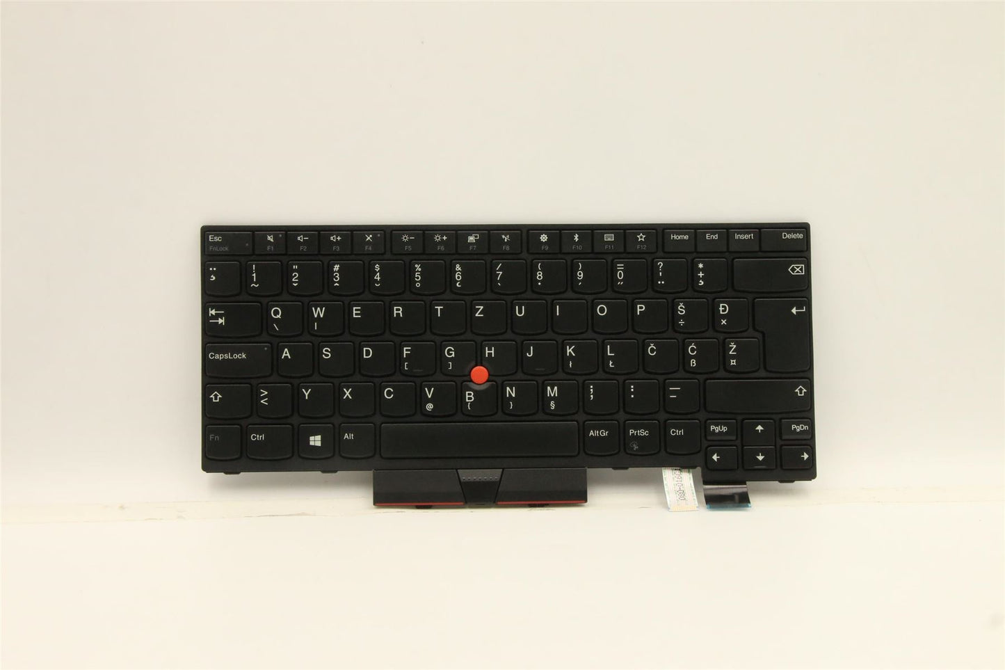 Lenovo ThinkPad T470 A475 Keyboard Croatian Black 01AX389