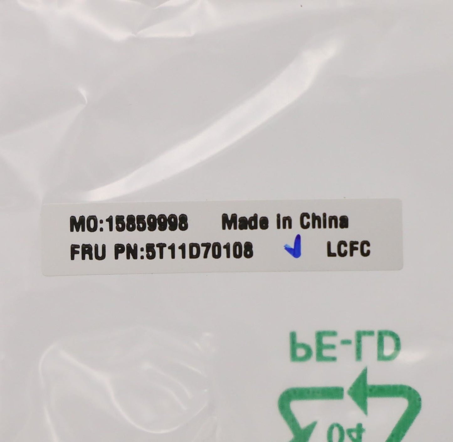 Lenovo 5T11D70108 TS LCD ADHESIVE+SPONGE ASSY