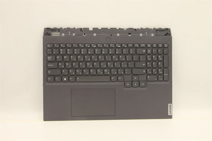 Lenovo 5 16IAH7H Palmrest Cover Touchpad Keyboard Hebrew Storm Grey 5CB1F37745
