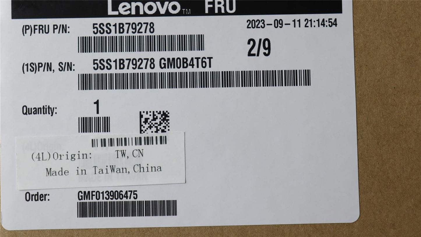 Lenovo SSD_ASM LIT CVB 512G 2.5 5SS1B79278