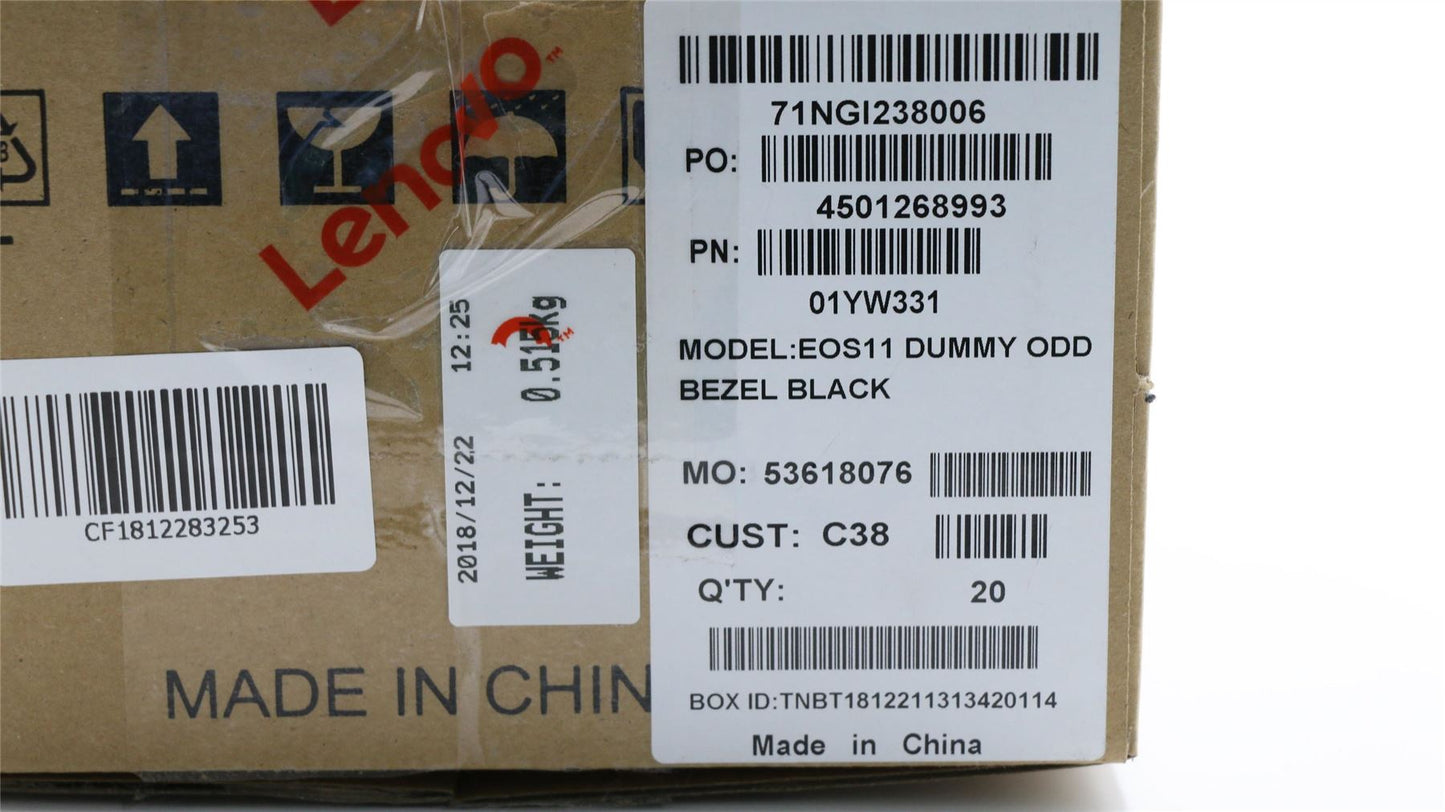 Lenovo MECH_ASM Dummy odd bezel S4350,B 01YW331