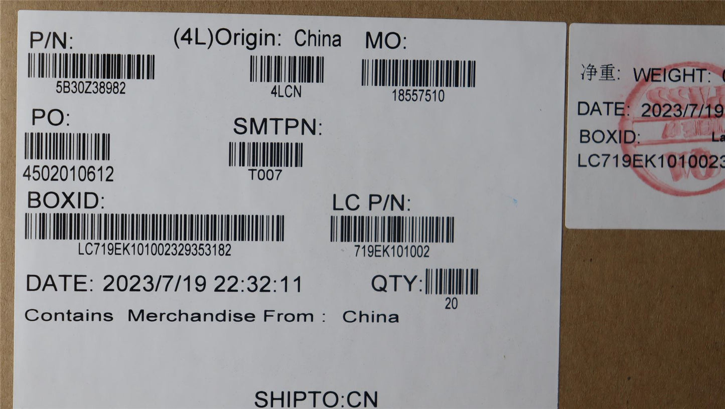 Lenovo KT6D0_B_SHEET_MIC_ASSY 5B30Z38982