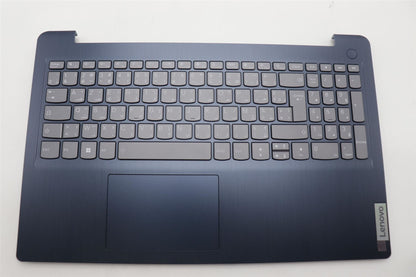 Lenovo IdeaPad 3 15IAU7 Palmrest Cover Touchpad Keyboard Abyss Blue 5CB1H78207