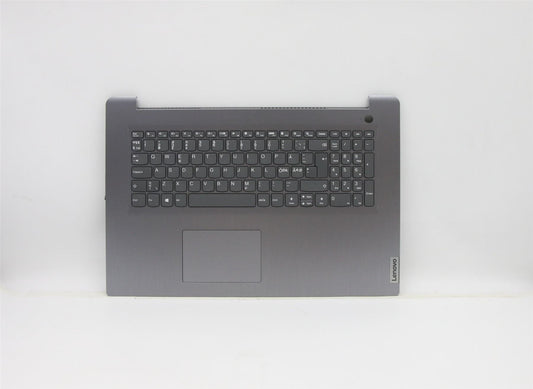 Lenovo IdeaPad 3 17ALC6 Palmrest Cover Touchpad Keyboard Nordic Grey 5CB1C75074