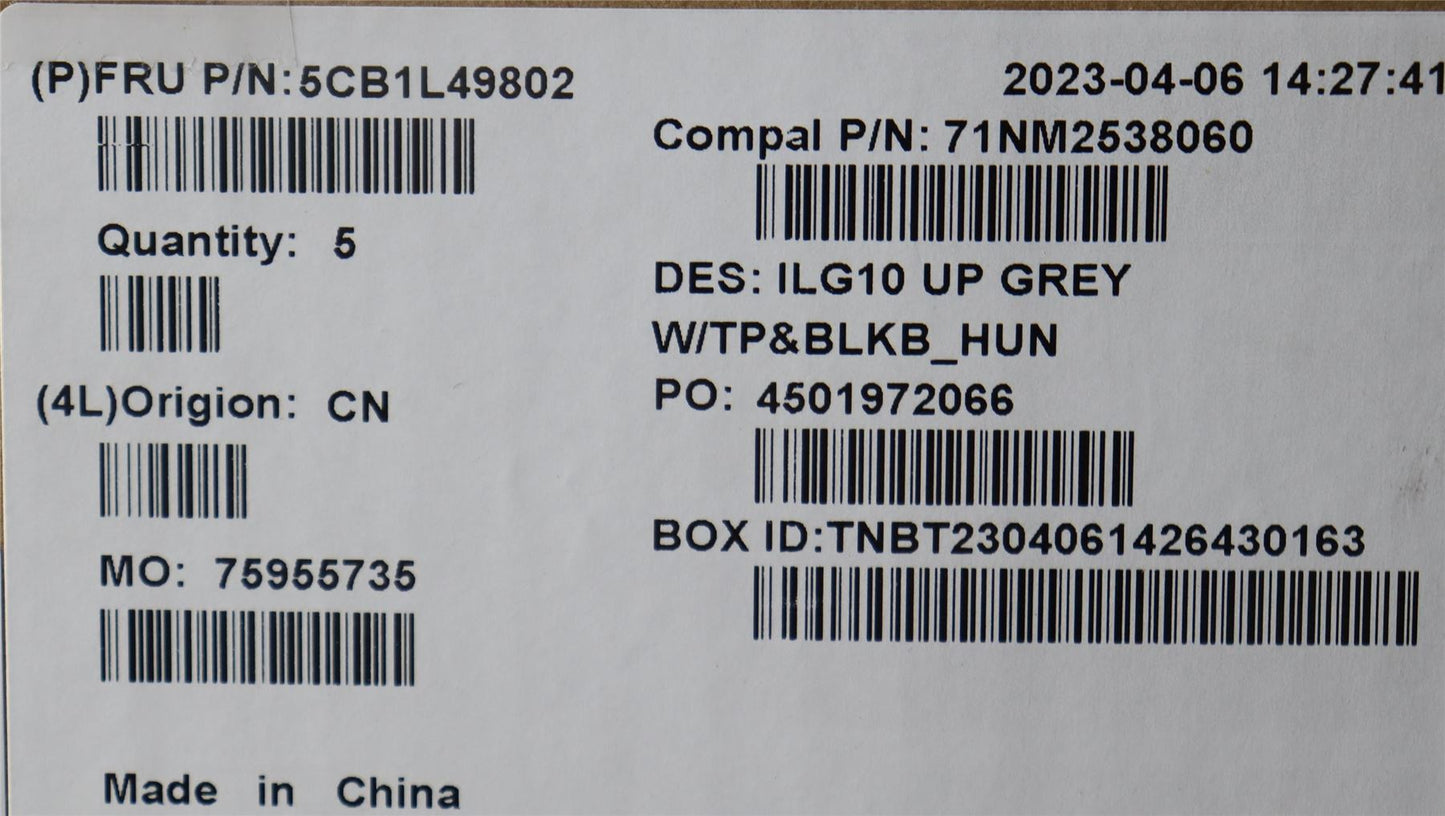 Lenovo LOQ 15APH8 LOQ 15IRH8 Palmrest Cover Touchpad Keyboard Hungarian 5CB1L49802