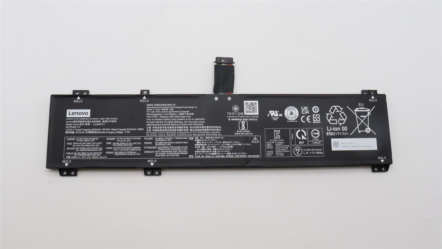Lenovo Legion 7 16IRX8H 7 16IRX8 Battery 5B11K38957