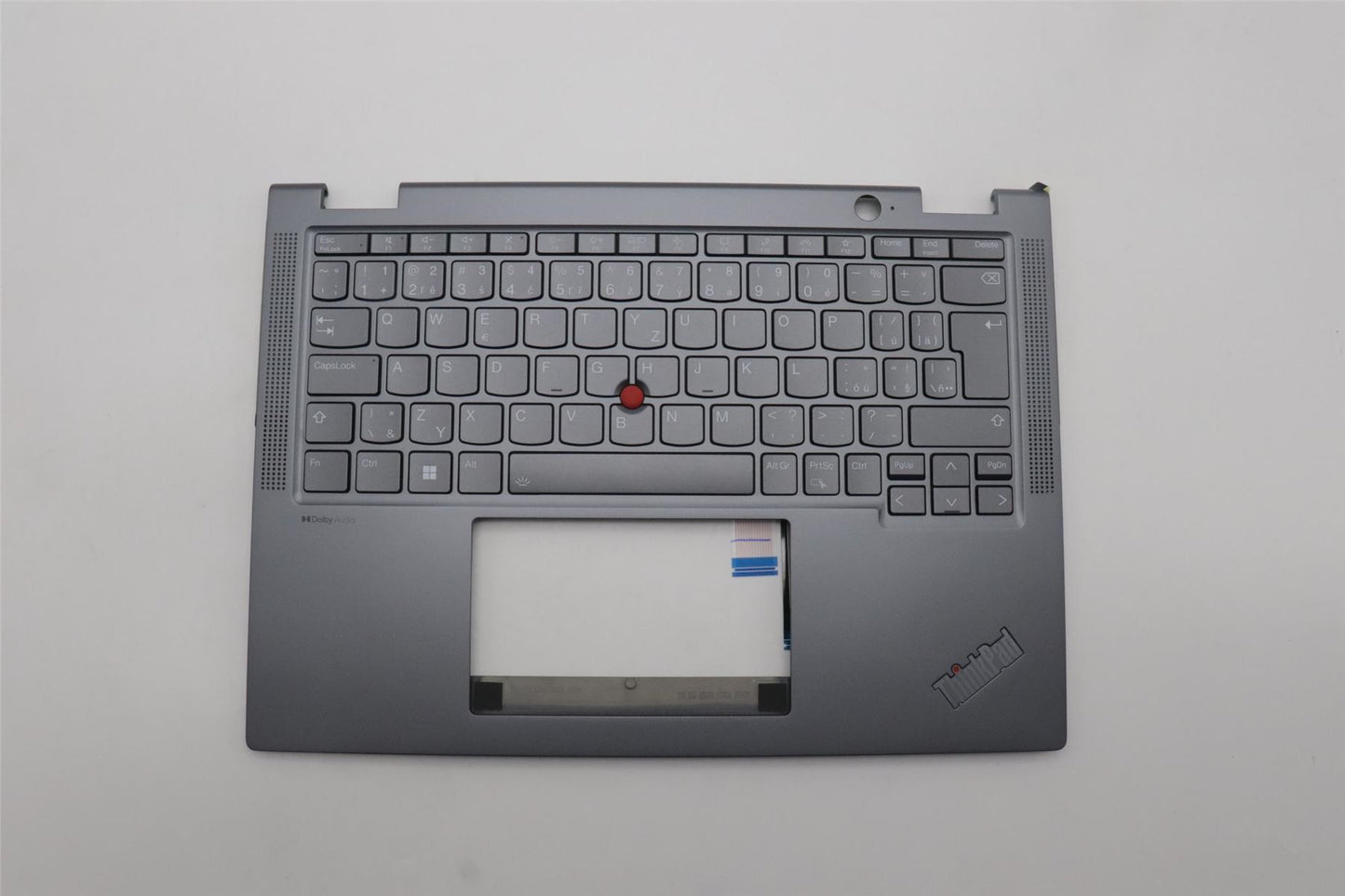 Lenovo ThinkPad X13 Gen 4 Keyboard Palmrest Top Cover Grey Backlit 5M11L64316