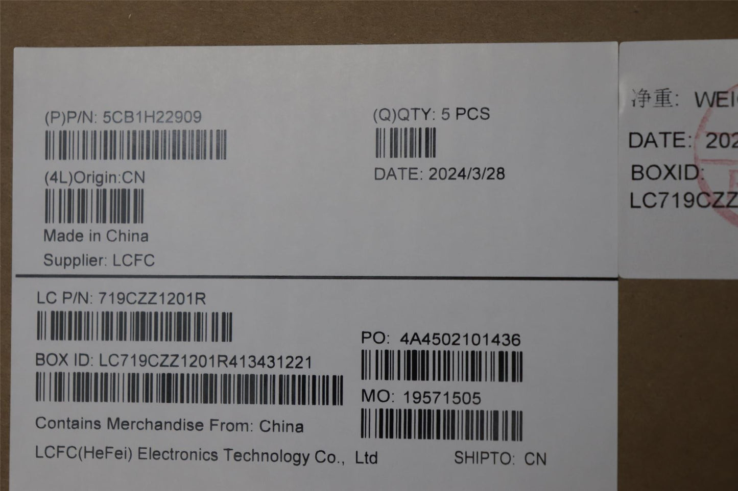 Lenovo 5 15IAH7 Palmrest Cover Touchpad Keyboard Spanish Cloud Grey 5CB1H22909