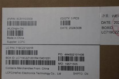 Lenovo 5 15IAH7 Palmrest Cover Touchpad Keyboard Spanish Cloud Grey 5CB1H22909