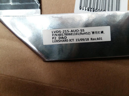 Lenovo Length 217,AUO-SS,S4 LVDS Cable 00XD226