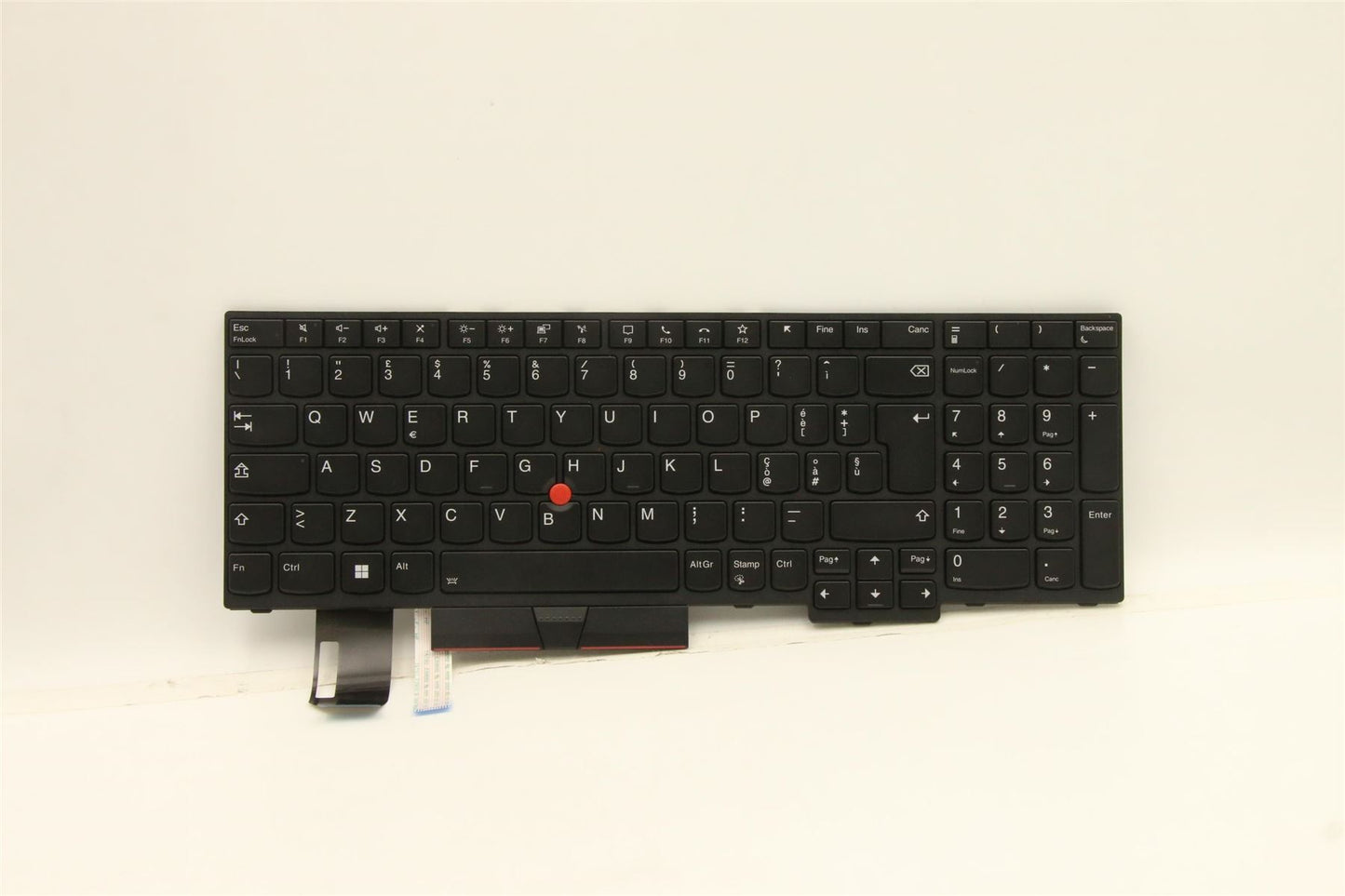 Lenovo ThinkPad P15s 1 P15s 2 T15 2 T15 Keyboard Italian Black 5N20V78923