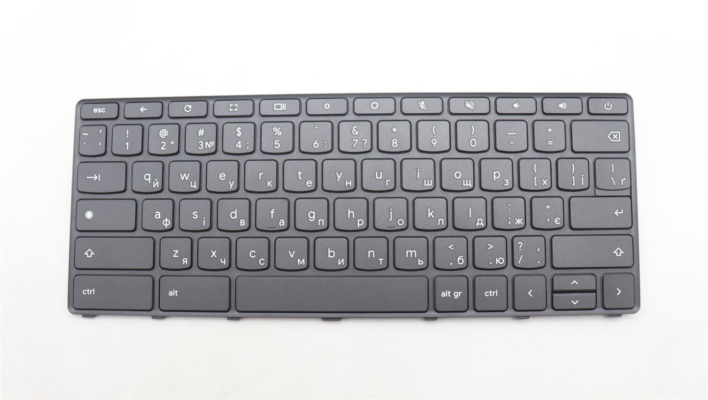 Lenovo 100e Gen4 Keyboard Ukrainian Grey Backlit 5N21L43948