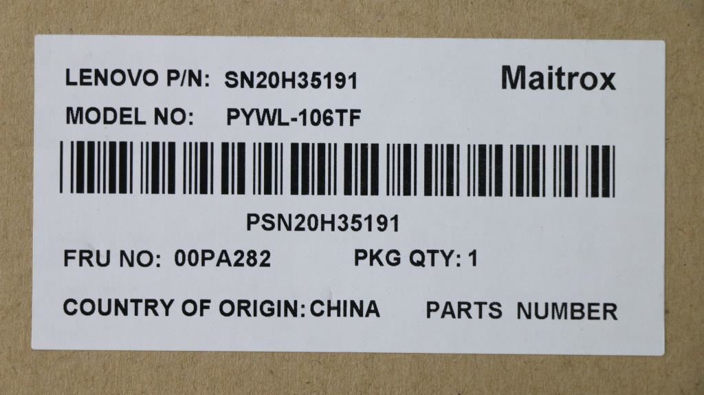 Lenovo PYWL-KBD, TUF, CHY Keyboard 00PA282