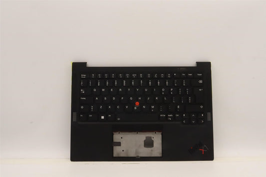Lenovo ThinkPad X1 10th Gen Keyboard Palmrest Top Cover Deep Black 5M11H44123