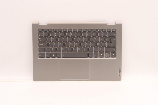 Lenovo Yoga 14s G2 IAP Palmrest Cover Touchpad Keyboard Nordic 5CB1J10022