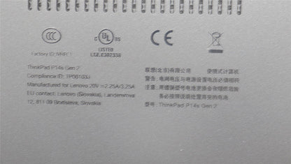 Lenovo FRU P14SG2_D_COVER_EM160_PPS_ASSY 5CB1E28110