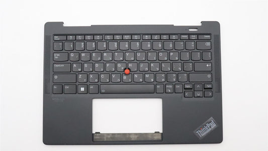 Lenovo ThinkPad X13s Keyboard Palmrest Top Cover Hebrew Black 5M11J12736