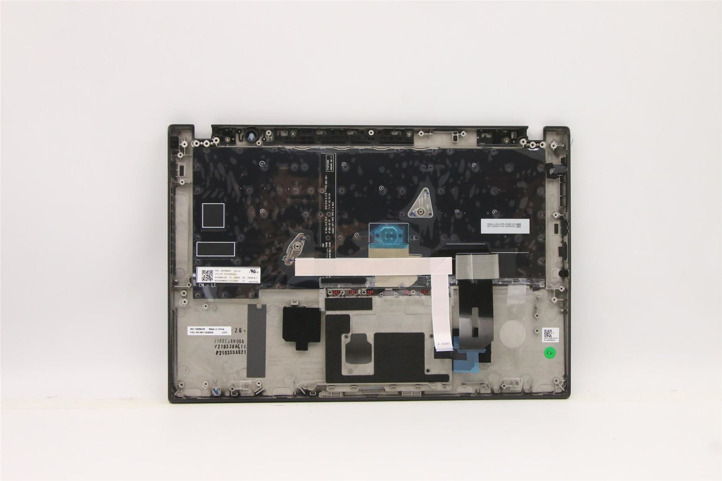 Lenovo ThinkPad T495s Keyboard Palmrest Top Cover UK Black Backlit 5M11A08509