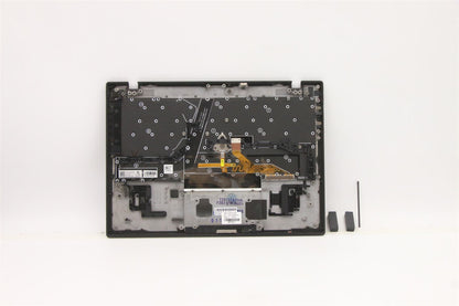 Lenovo ThinkPad X1 Gen 1 Keyboard Palmrest Top Cover Danish Black 5M11B38316