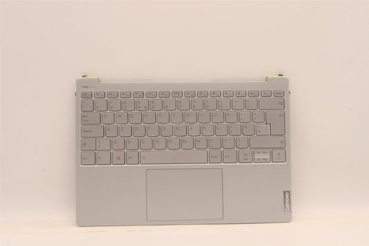 Lenovo Yoga 7 13IAP7 Palmrest Cover Touchpad Keyboard UK Cloud Grey 5CB1J31345