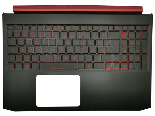 Acer Aspire Nitro AN515-54 Palmrest Cover Keyboard Hungarian Black 6B.Q5AN2.018