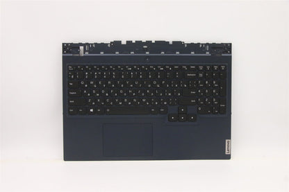 Lenovo 5 15ITH6H Palmrest Cover Touchpad Keyboard Russian Blue 5CB1D05077