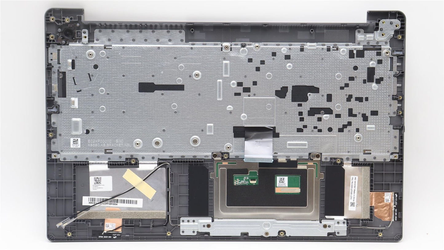 Lenovo IdeaPad 3 15AMN8 Palmrest Cover Touchpad Keyboard Spanish Grey 5CB1L27535