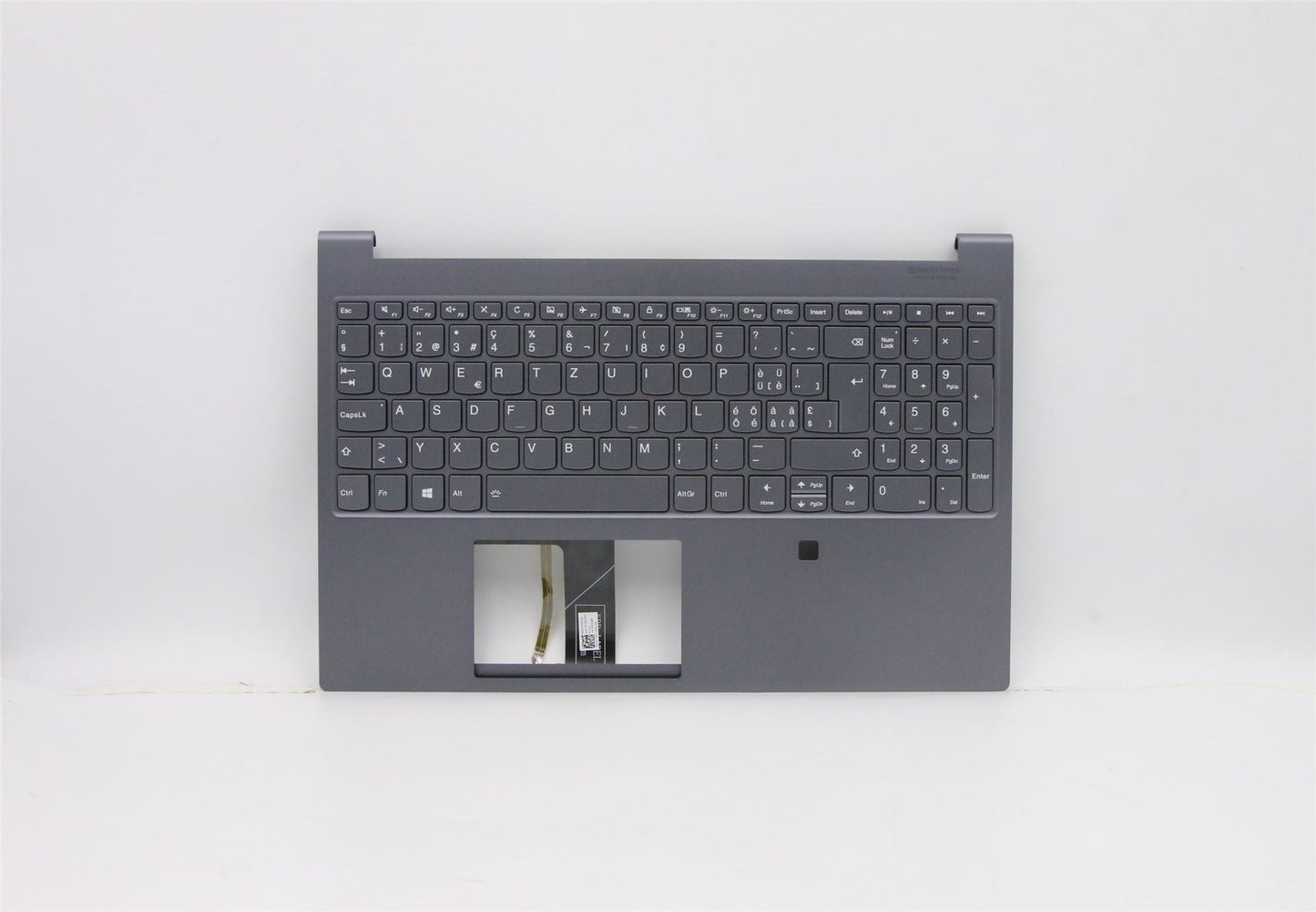 Lenovo 9 15IMH5 Keyboard Palmrest Top Cover Switzerland Slate Grey 5CB0Z37706